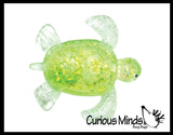 Sugar Turtle Ocean Sealife Animal Sugar Ball - Thick Glue/Gel Stretch Ball - Molasses Syrup Ultra Squishy and Moldable Slow Rise Relaxing Sensory Fidget Stress Toy Maltose