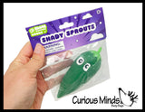 NEW - Vegetable Eggplant and Peppers Sugar Ball - Thick Glue/Gel Syrup Molasses Maltose Ball - Ultra Squishy and Moldable Slow Rise Relaxing Sensory Fidget Stress Toy Vegi