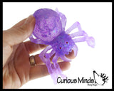 NEW - Sugar Ball Spooky Spider Shaped Squishy Stress Ball - Molasses Thick Gel