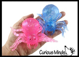 NEW - Sugar Ball Spooky Spider Shaped Squishy Stress Ball - Molasses Thick Gel