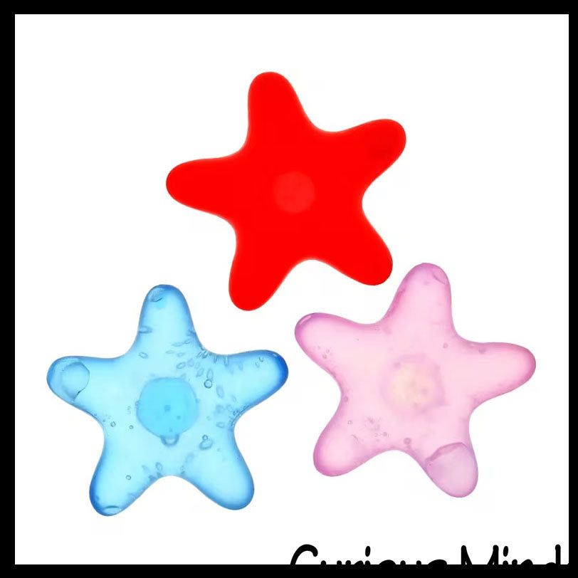 NEW - Starfish Sugar Ball - Thick Glue/Gel Syrup Molasses Stretch Ball - Ultra Squishy and Moldable Slow Rise Relaxing Sensory Fidget Stress Toy