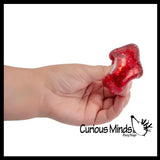 NEW - Patriotic Star Sugar Ball - Thick Glue/Gel Syrup Molasses Stretch Ball - Ultra Squishy and Moldable Slow Rise Relaxing Sensory Fidget Stress Toy