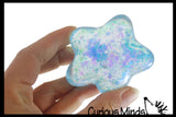 NEW - Patriotic Star Sugar Ball - Thick Glue/Gel Syrup Molasses Stretch Ball - Ultra Squishy and Moldable Slow Rise Relaxing Sensory Fidget Stress Toy