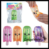 Orb Sugar Swaps Popsicle Icee Pop Ball - Thick Glue/Gel Stretch Ball - Ultra Squishy and Moldable Slow Rise Relaxing Sensory Fidget Stress Toy