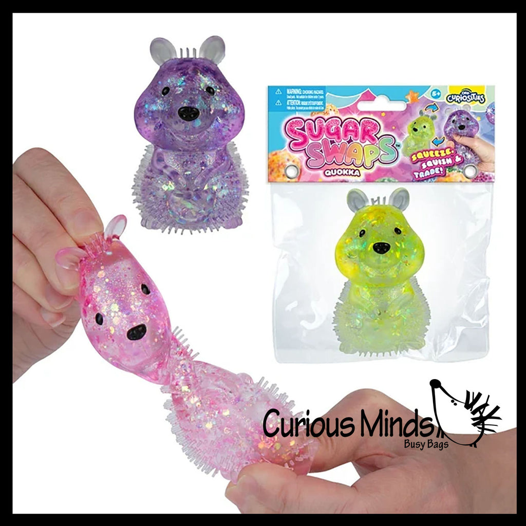 Orb Sugar Swaps Quokka Big Ball - Thick Glue/Gel Stretch Ball - Ultra Squishy and Moldable Slow Rise Relaxing Sensory Fidget Stress Toy