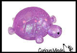 Sugar Turtle Chunky Ocean Sealife Animal Sugar Ball - Thick Glue/Gel Stretch Ball - Molasses Syrup Ultra Squishy and Moldable Slow Rise Relaxing Sensory Fidget Stress Toy Maltose