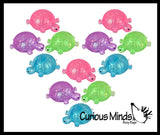 Sugar Turtle Chunky Ocean Sealife Animal Sugar Ball - Thick Glue/Gel Stretch Ball - Molasses Syrup Ultra Squishy and Moldable Slow Rise Relaxing Sensory Fidget Stress Toy Maltose