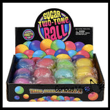 Gradient Sugar Ball - Thick Glue/Gel Syrup Molasses Stretch Ball - Ultra Squishy and Moldable Slow Rise Relaxing Sensory Fidget Stress Toy