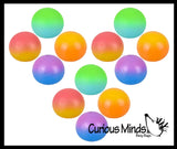 Gradient Sugar Ball - Thick Glue/Gel Syrup Molasses Stretch Ball - Ultra Squishy and Moldable Slow Rise Relaxing Sensory Fidget Stress Toy