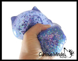 NEW - Sugar Ball Spooky Large Vampire Bat Shaped Squishy Stress Ball - Molasses Thick Gel Maltose