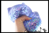 NEW - Sugar Ball Spooky Large Vampire Bat Shaped Squishy Stress Ball - Molasses Thick Gel Maltose