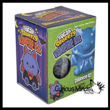 NEW - Sugar Ball Spooky Large Vampire Bat Shaped Squishy Stress Ball - Molasses Thick Gel Maltose