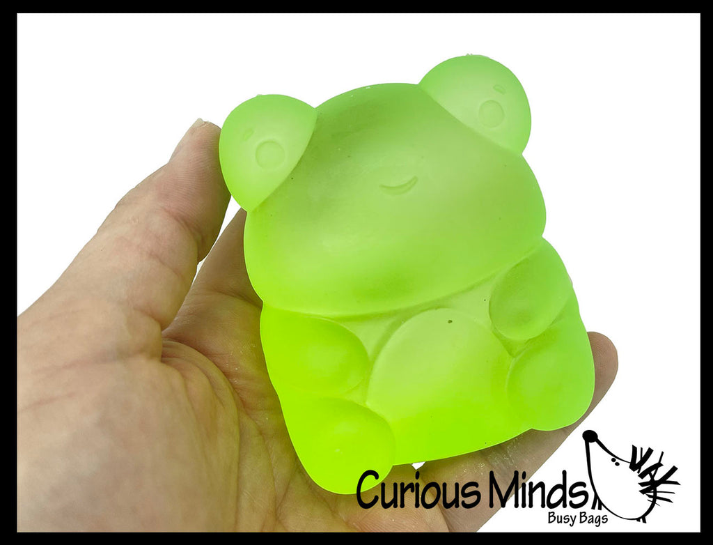 Super Duper Sugar Squishers FROG  - Soft Slow Rise Gel Squishy