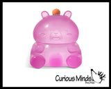 Super Duper Sugar Squishers CAPYBARA - Soft Slow Rise Gel Squishy