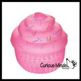Super Duper Sugar Squishers CUPCAKE - Soft Slow Rise Gel Squishy