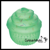 Super Duper Sugar Squishers CUPCAKE - Soft Slow Rise Gel Squishy