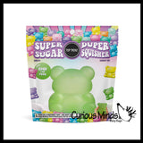 Super Duper Sugar Squishers FROG  - Soft Slow Rise Gel Squishy