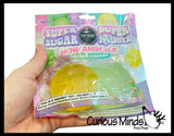 Super Duper Sugar Squishers Mini FROG AND CHICK - Soft Slow Rise Gel Squishy