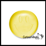 Super Duper Sugar Squishers SMILEY HAPPY FACE - Soft Slow Rise Gel Squishy