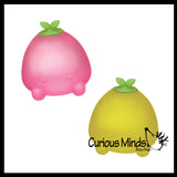 Super Duper Sugar Squishers Mini FRUITS 2 PACK - Soft Slow Rise Gel Squishy