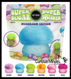Super Duper Sugar Squishers MUSHROOM - Soft Slow Rise Gel Squishy
