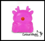 Super Duper Sugar Squishers REINDEER - Soft Slow Rise Gel Squishy Christmas