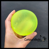 Super Duper Sugar Squishers SMILEY HAPPY FACE - Soft Slow Rise Gel Squishy