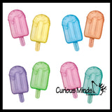 Super Duper Sugar Squishers Mini Ice Pop POPSICLES - Soft Slow Rise Gel Squishy
