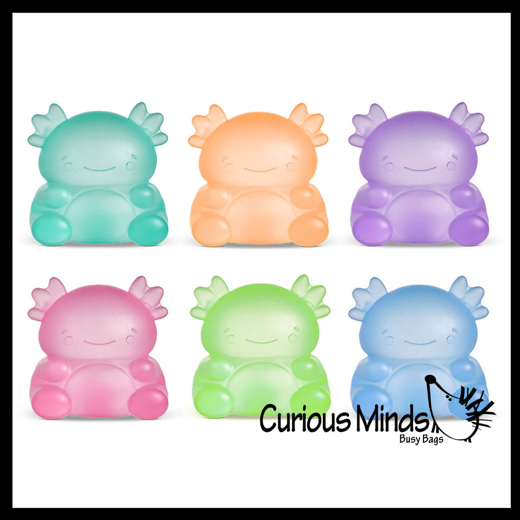 Super Duper Sugar Squishers AXOLOTL - Soft Slow Rise Gel Squishy