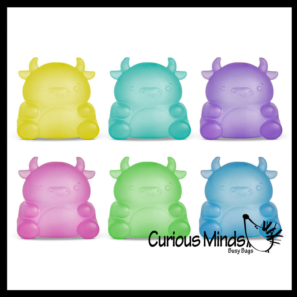 Super Duper Sugar Squishers COW - Soft Slow Rise Gel Squishy