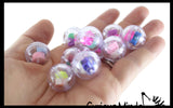 Tiny Gumball Machine with Capsule Toys - Cute Mini Machine with Toys - Fun Party Favor - Functional Toy