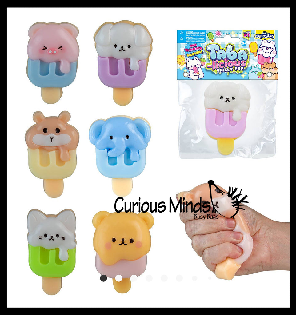 Taba Chilly Pets Popsicle Super Sticky Fidget Toys - Fun Squishy Sensory Toy