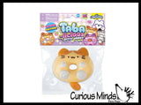 Taba Cat Donut Super Sticky Fidget Toys - Fun Squishy Sensory Toy