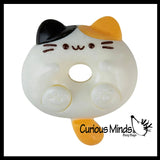 Taba Cat Donut Super Sticky Fidget Toys - Fun Squishy Sensory Toy
