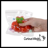 Taba Cherries Super Sticky Fidget Toys - Fun Squishy Sensory Toy Fruit