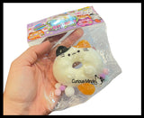 Taba Cat Donut Super Sticky Fidget Toys - Fun Squishy Sensory Toy