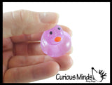 Taba Ducks Super Sticky Fidget Toys - Fun Squishy Sensory Toy 6 Sticky Rubber Duckies