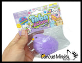 Taba-licious Fluffs Flocked Super Sticky Fidget Toys - Fun Squishy Sensory Toy Cute Animal