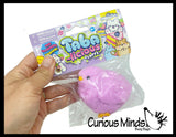 Taba-licious Fluffs Flocked Super Sticky Fidget Toys - Fun Squishy Sensory Toy Cute Animal