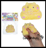 Taba-licious Fluffs Flocked Super Sticky Fidget Toys - Fun Squishy Sensory Toy Cute Animal