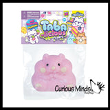 Taba-licious Fluffs Flocked Super Sticky Fidget Toys - Fun Squishy Sensory Toy Cute Animal