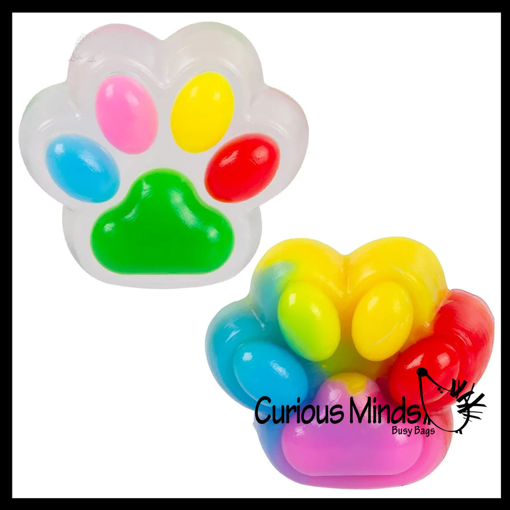 Taba Paw Print Super Sticky Fidget Toys - Fun Squishy Sensory Toy