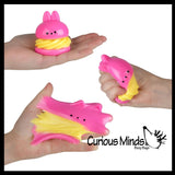 Taba-licious Snackies Super Sticky Fidget Toys - Fun Squishy Sensory Toy Cute Animal Foods