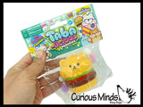 Taba-licious Snackies Super Sticky Fidget Toys - Fun Squishy Sensory Toy Cute Animal Foods