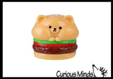 Taba-licious Snackies Super Sticky Fidget Toys - Fun Squishy Sensory Toy Cute Animal Foods
