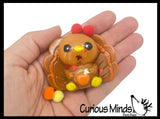 Taba Turkey Super Sticky Fidget Toys - Fun Squishy Sensory Toy Thanksgiving Bird