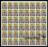 6 Pack of Tattoo Gel Pens - Fake Tattoo Fun with Stencils - Draw on Skin - Temporary Tattoos