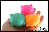 NeeDoh Teenie Cool Cat Groovy Soft Doh Filled Stretch Ball - Ultra Squishy and Moldable Relaxing Sensory Fidget Stress Toy Nee Doh