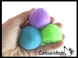 NEW - NeeDoh Teenie Fuzzball Soft Doh Filled Stretch Ball - Ultra Squishy and Moldable Relaxing Sensory Fidget Stress Toy Nee Doh Fuzz Velvet