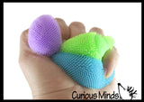 NEW - NeeDoh Teenie Fuzzball Soft Doh Filled Stretch Ball - Ultra Squishy and Moldable Relaxing Sensory Fidget Stress Toy Nee Doh Fuzz Velvet